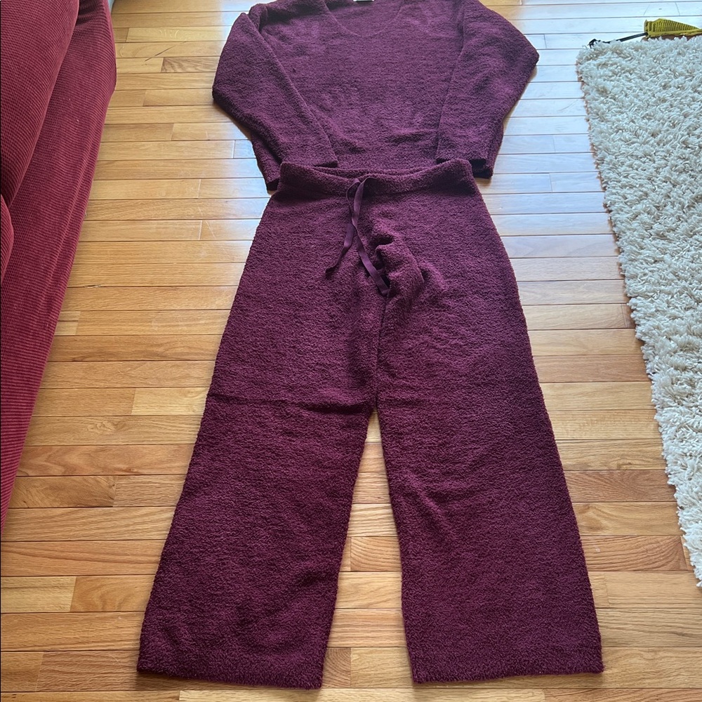 Chic Maroon Jumpsuit